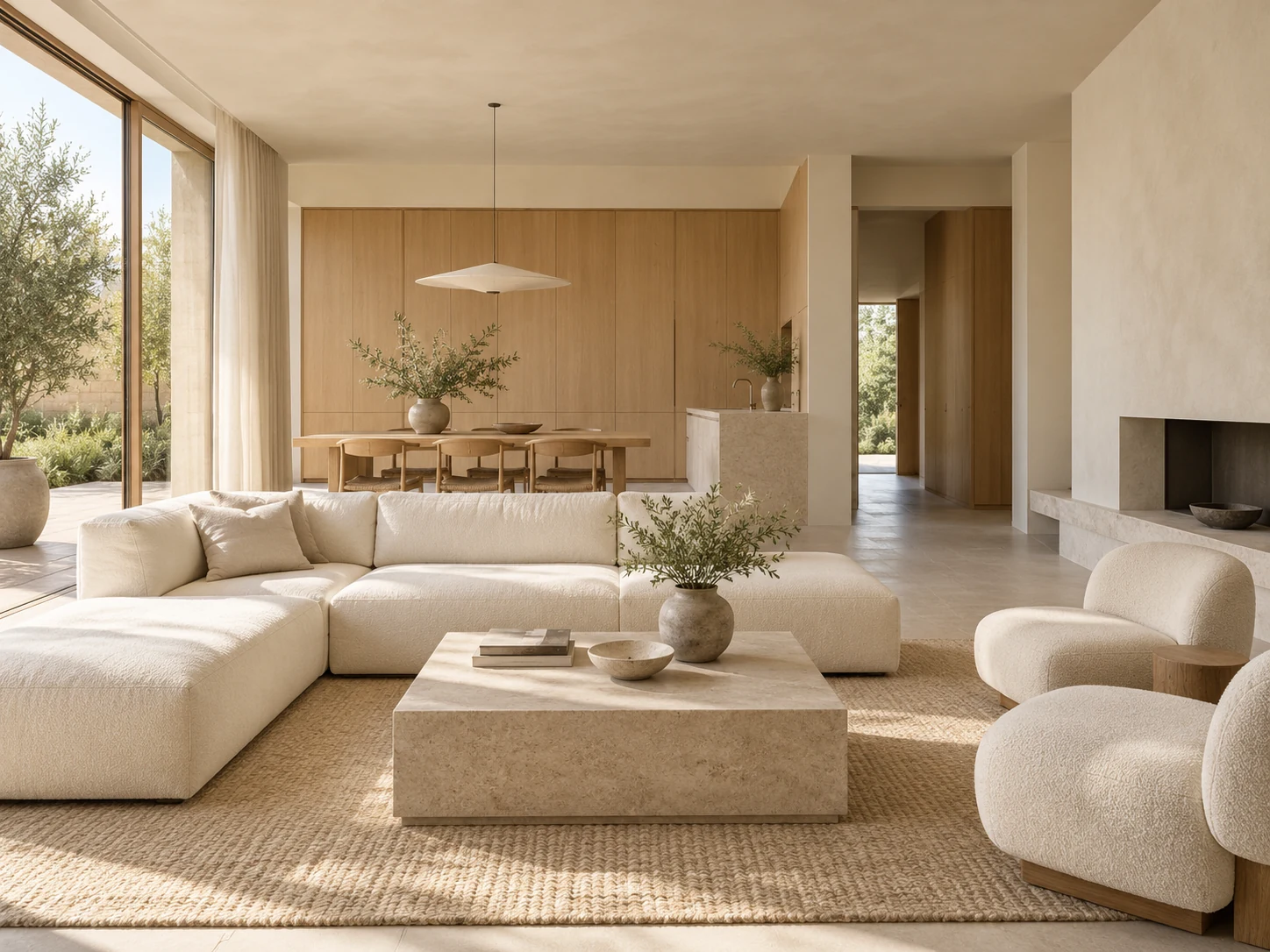 Pale Oak Minimal Home AI interior design reference
