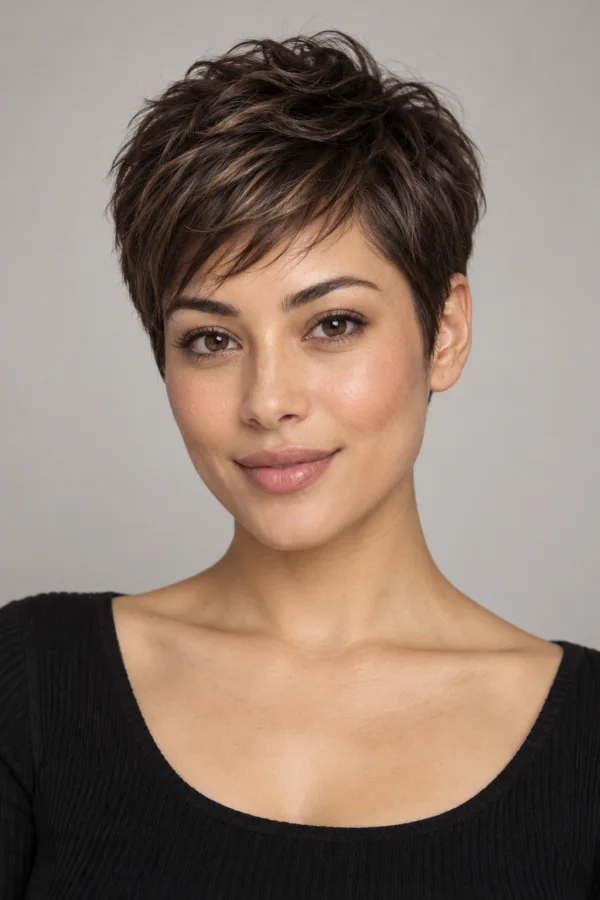 Pixie Cut AI hairstyle example