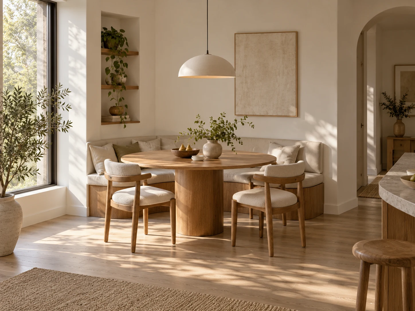 Window Nook Dining Room AI interior design reference